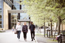 Studenter, utomhus, Östersund