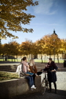 Studenter på campus