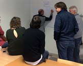 Gruppdiskussion i samband med workshop om ny strategi 1 feb 2018