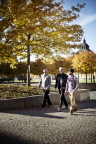 Studenter på campus