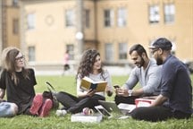 Studenter, utomhus, Östersund