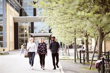 Studenter, utomhus, Östersund