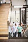 Studenter i trappa, C-huset Sundsvall