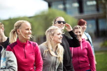 Brännboll på Campus Östersund